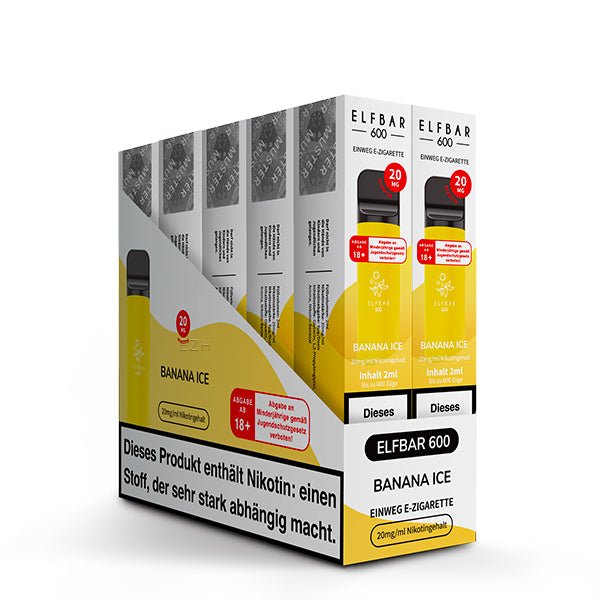 ELFBAR 600 Banana Ice - 20mg - Hype Trade GmbH B2B