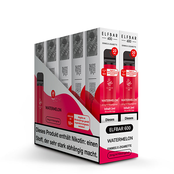 ELFBAR 600 Watermelon - 20mg - Hype Trade GmbH B2B